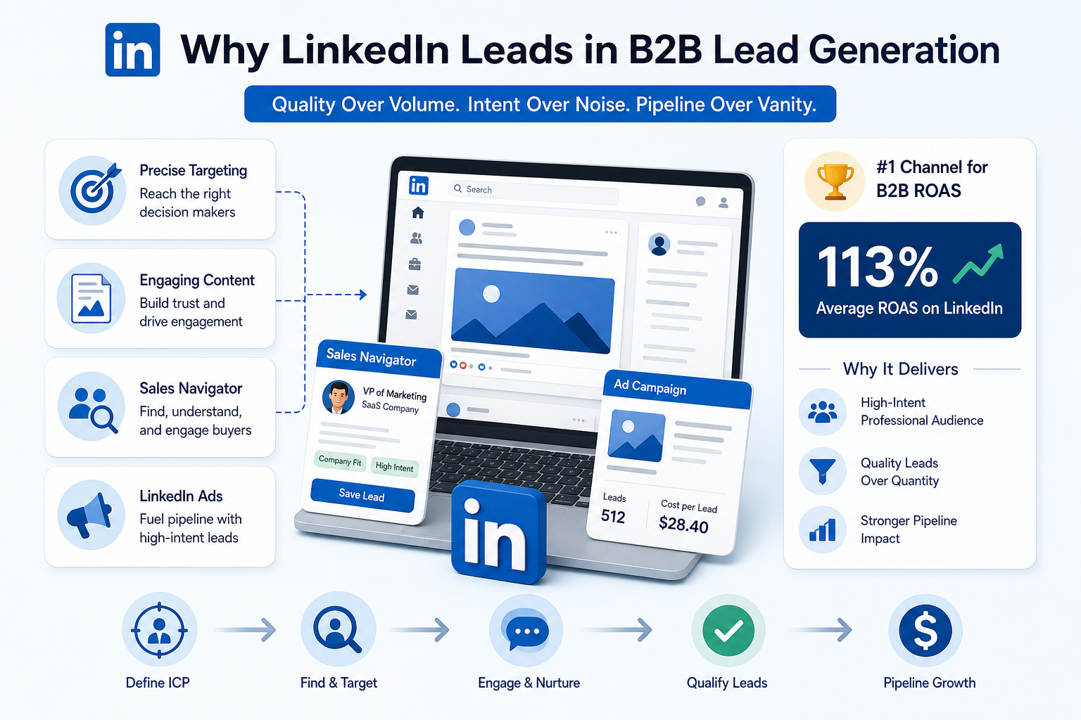 Why LinkedIn remains a top channel for high-quality B2B leads in 2026