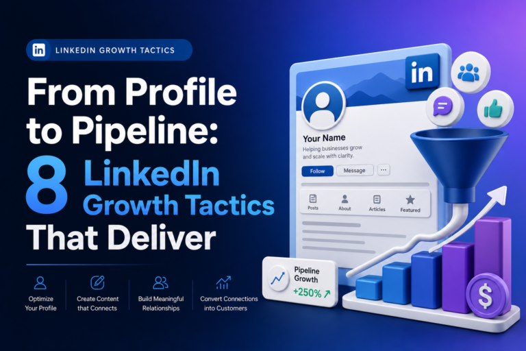 From Profile to Pipeline: 8 LinkedIn Growth Tactics That Deliver