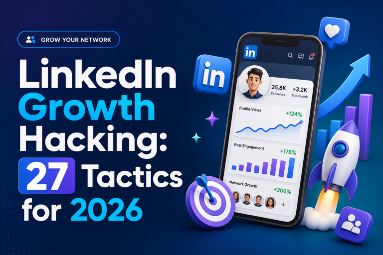 LinkedIn Growth Hacking: 27 Tactics for 2026