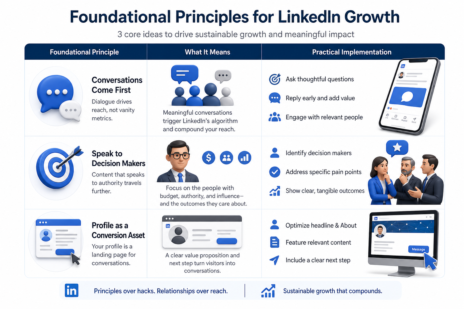 Foundational Principles for LinkedIn Growth