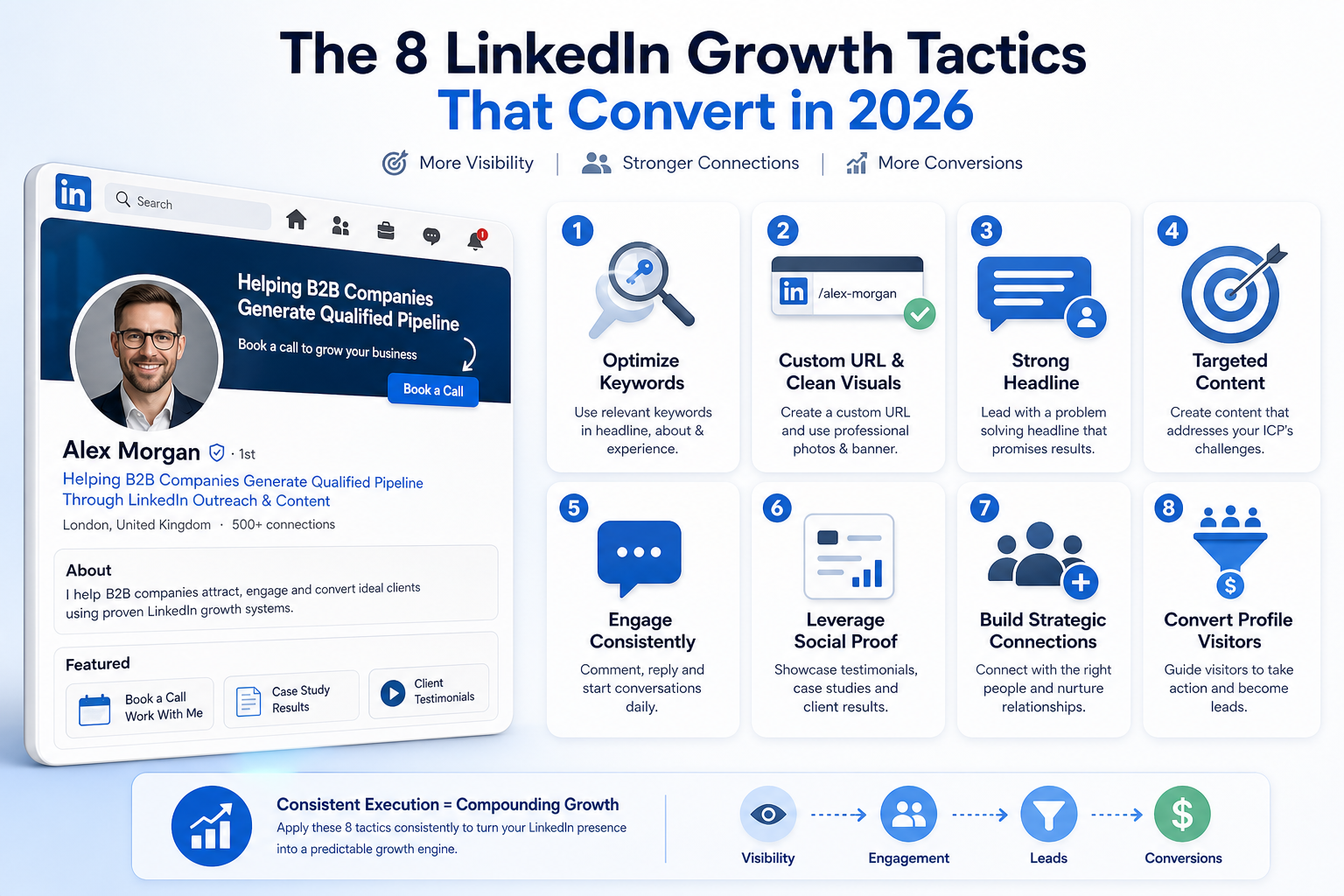 The 8 Growth Tactics for LinkedIn Content That Converts in 2026