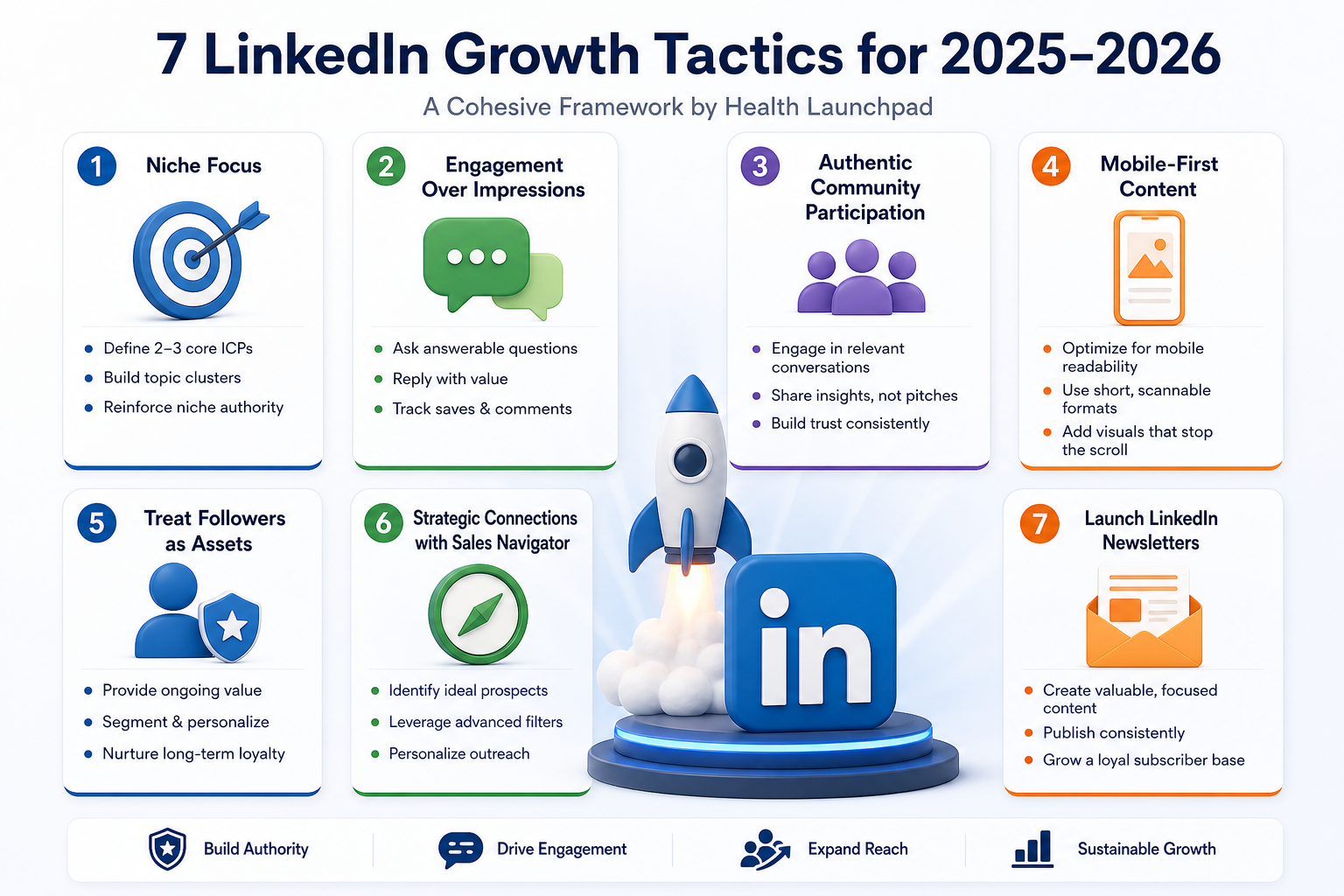 Health Launchpad seven strategies for 2025 2026