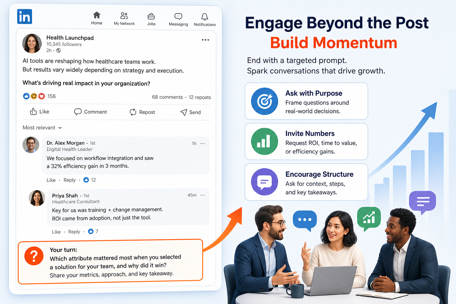 Engage Beyond the Post to Build Momentum