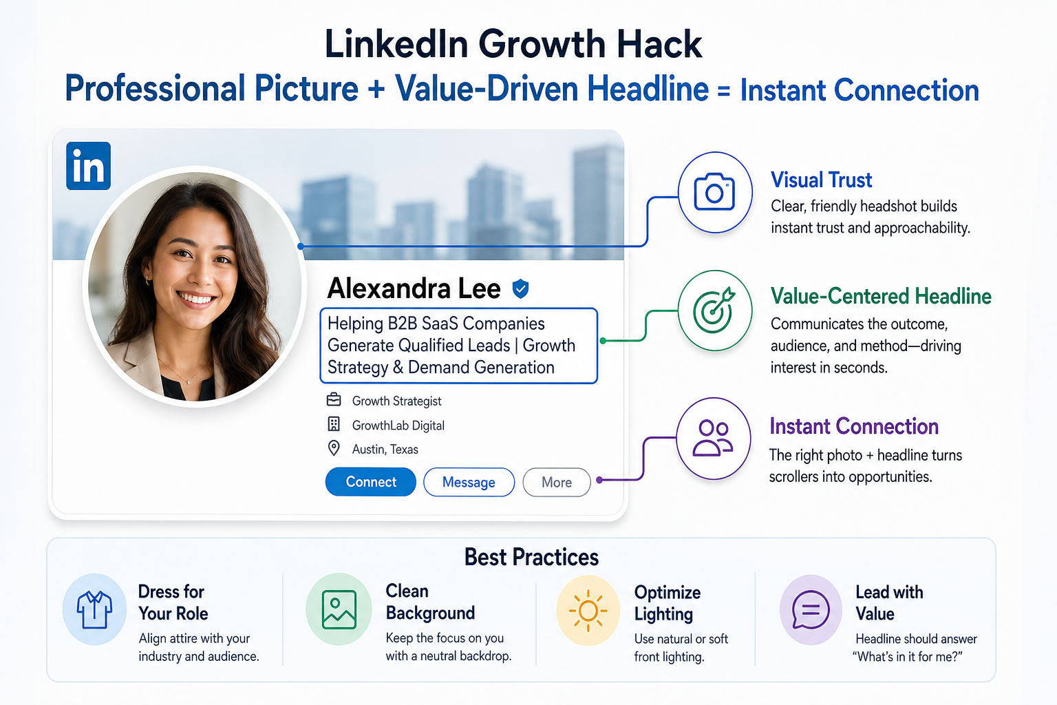 LinkedIn Growth Hack - Professional Picture