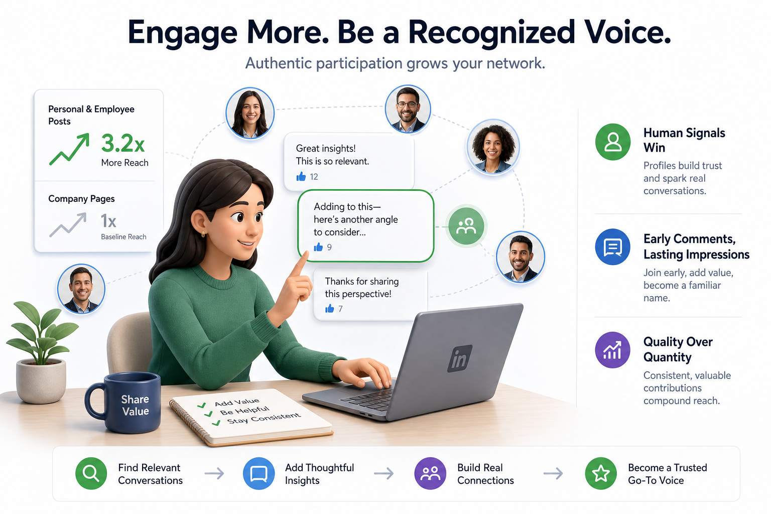 Engage More and Become an Active Community Member