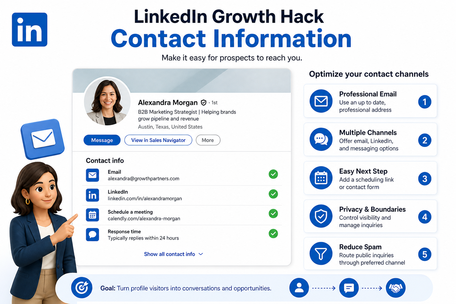 LinkedIn Growth Hack - Contact Information