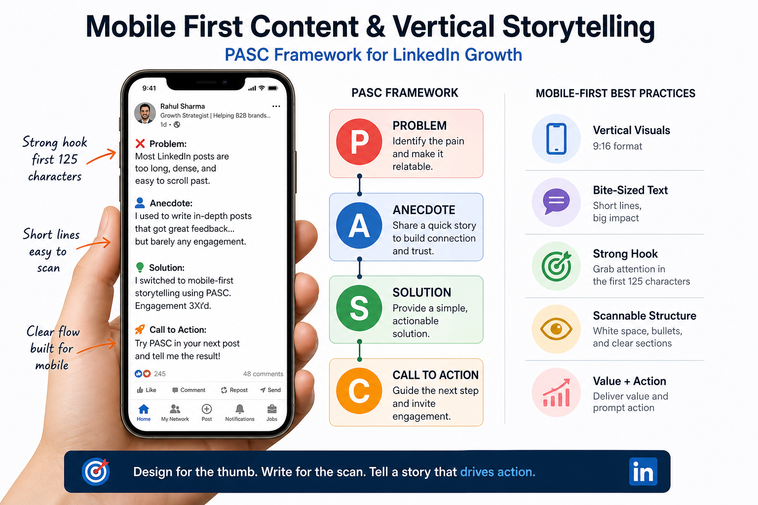 Mobile first content and vertical storytelling formats