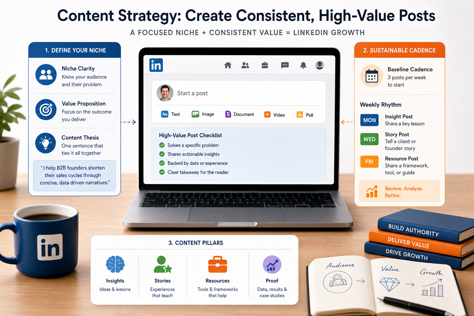 Content Strategy: Create Consistent, High-Value Posts