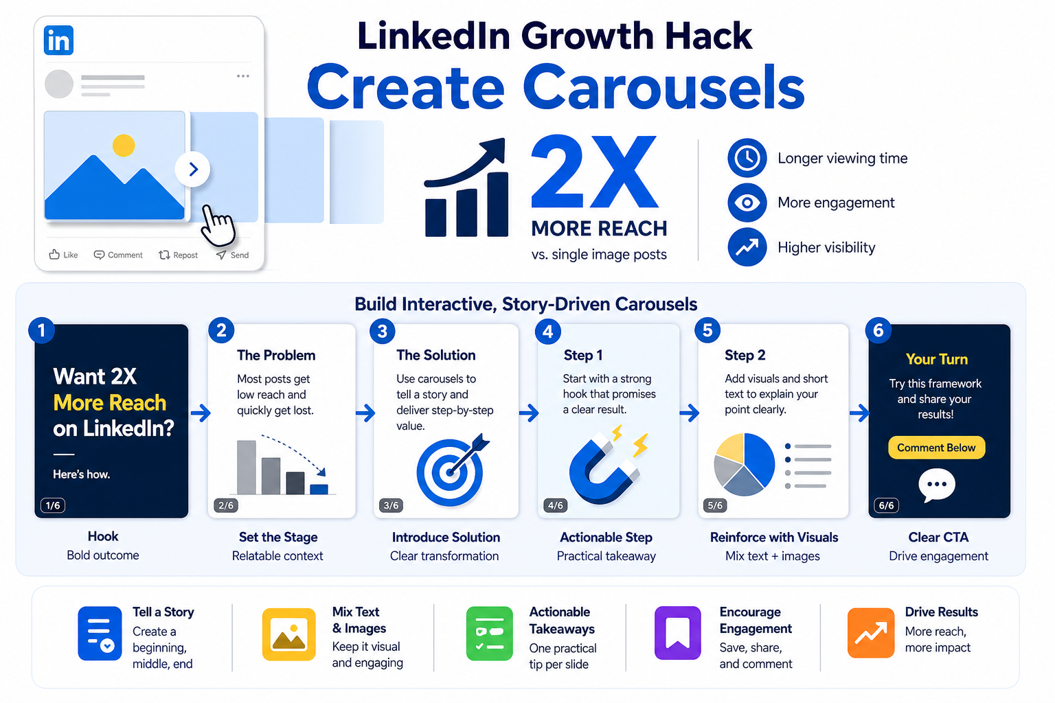 LinkedIn Growth Hack - Create Carousels