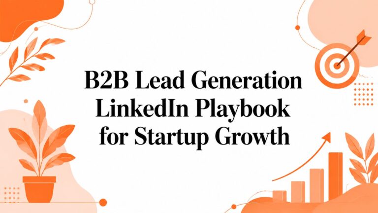 B2B Lead Generation LinkedIn Playbook for Startup Growth