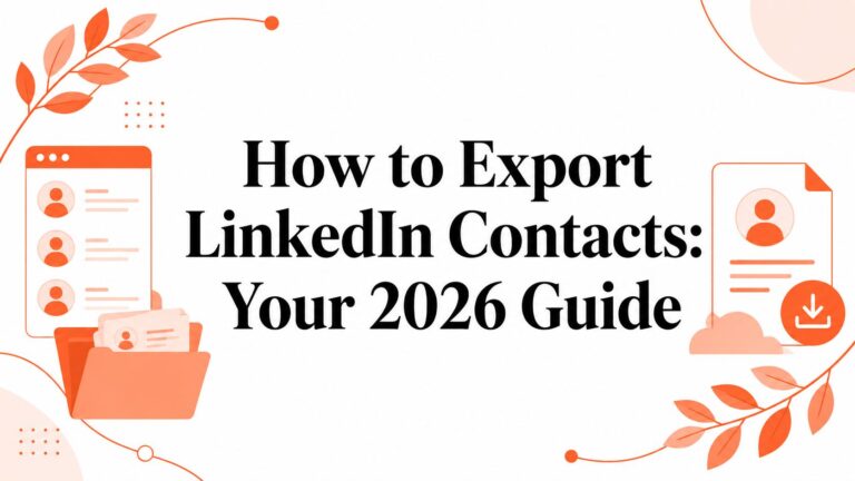 How to Export LinkedIn Contacts: Your 2026 Guide