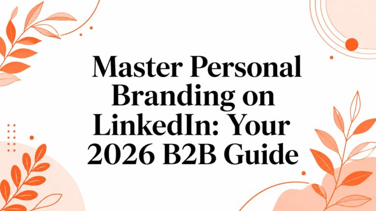 Master Personal Branding on LinkedIn: Your 2026 B2B Guide