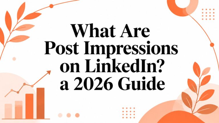 What Are Post Impressions on LinkedIn? a 2026 Guide