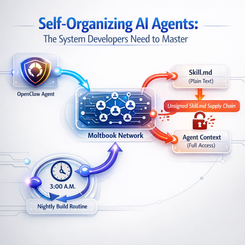 Self-Organizing AI Agents: The System Developers Need to Master